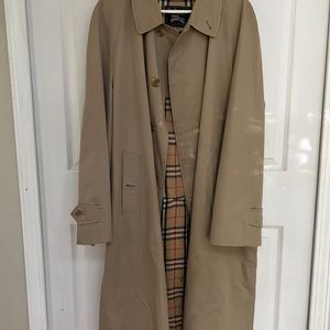 Burberry’s mens trench coat.